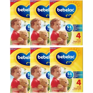 4 Çocuk Devam Sütü 6X500 gr