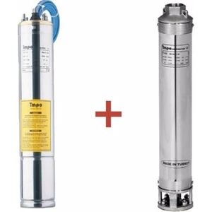 Impo Sk 404/07 Krom Başlıklı Derin Kuyu Dalgıç Pompa 075 Hp Motorlu  44 Mss 6 M³/h