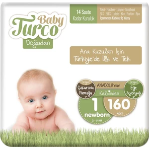 Baby Turco Doğadan 1 Numara Newborn 160'LI
