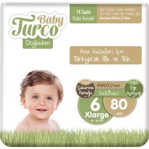 Baby Turco Doğadan 6 Numara Xlarge 80'li