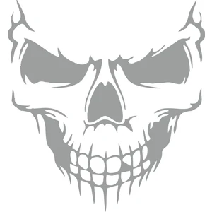 Sticker Fabrikası Araba Kaput Kurukafa Kuru Kafa Sticker 00660