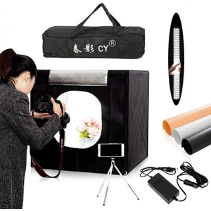 80X80CM Ürün Çekim Çadırı Ledli Professional cm