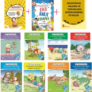Ata Yayıncılık Hızlı Okuma + Oku Anla Cevapla + Kolay Okutan Heceli 8'Li Okuma Geliştiren Hikaye Seti