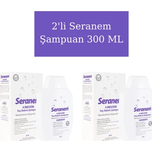 Nemlendirici Keratin 4 Mevsim Saç Bakım Şampuanı 300 ml x 2