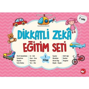 Dikkatli Zekâ Eğitim Seti 1. Kitap- 3 Yaş - Neşe Duran