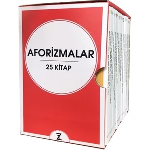 Aforizmalar Seti Kutulu – 25 Kitap
