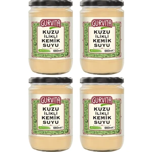 Kuzu Ilikli Kemik Suyu 660 ml 4' Lü