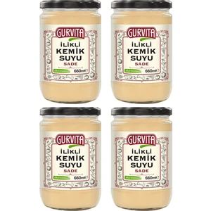 Ilikli Kemik Suyu Sade 660 ml 4' Lü