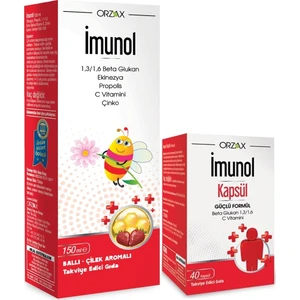 Imunol Şurup 150 ml + Imunol 40 Kapsül