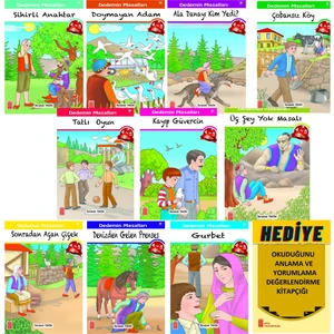 Okumayı Sevdiren 10'lu Öykü Kitap Seti + Değerlendirme Soru Kitapçığı