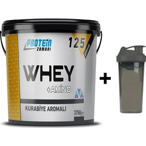 Protein Zamanı Whey + Amino Protein Tozu 3750 Gram 125 Servis - Shaker Hediyeli