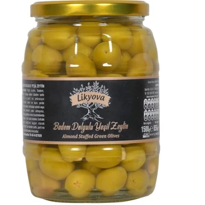 Badem Dolgulu Yeşil Zeytin 900 gr