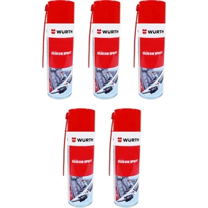 5 Adet Würth Silikon Sprey 500 ml Made In Germany