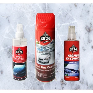 Buz Çözücü + Yağmur Kaydırıcı + Buğu Önleyici
