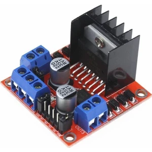 L298N Voltaj Regulatörlü Çift Motor Sürücü Kartı