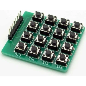 16 Buton Matrix Tuş Takım Modülü 4x4