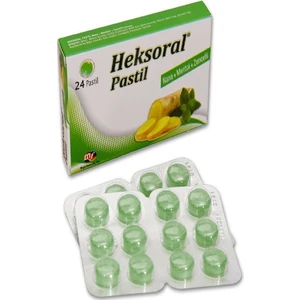 Heksoral Pastil Nane + Mentol + Zencefil