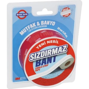 3m Su Sızdırmaz Bant Mutfak Lavabo Pencere Tezgah Sızdırmazlık Bandı 38MMX3,35 MT-1ADET