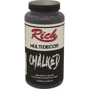 Multi Decor Chalked Akrilik Boya 500 cc Siyah
