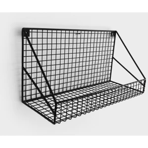 Go Dekor Dekoratif Metal Duvar Organizer Rafı