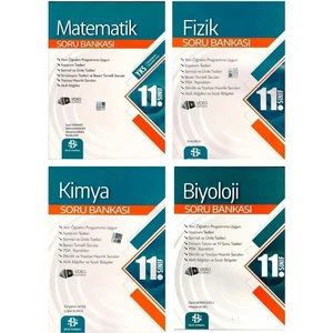 Bilgi Sarmal Yayınları 11. Sınıf Matematik Fizik Kimya Biyoloji Sayısal Set