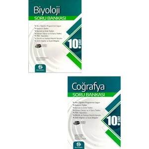 Bilgi Sarmal Yayınları 10. Sınıf Biyoloji - Coğrafya Soru Bankası Set 2021