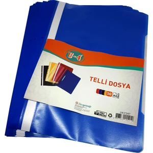 F247 Mavi Telli Dosya - 50'li Paket