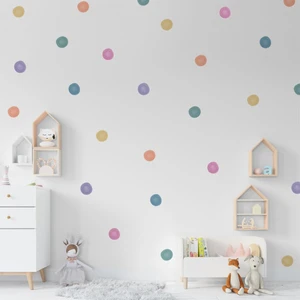Woohoo Design Art Mix Nokta Desenli Dekoratif Sticker