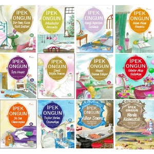 Bir Genç Kızın Gizli Defteri - Arkadaşlar Arasında - Adım Adım Hayata - İşte Hayat - Ya Sen Olmasaydın - İpek Ongun - 12 Kitap Set