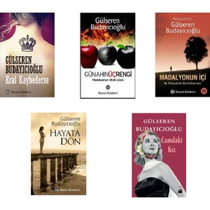 Madalyonun İçi - Günahın Üç Rengi - Hayata Dön - Kral Kaybederse - Camdaki Kız - Gülseren Budayıcıoğlu - 5 Kitap Set