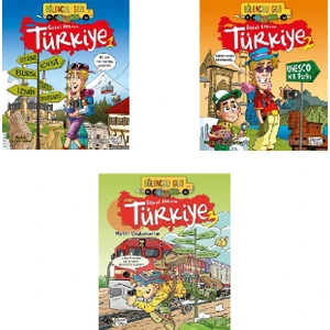 Güzel Ülkem Türkiye 3 Kitap Set Eğlenceli Gezi Metin Özdamarlar