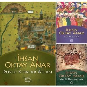 Puslu Kıtalar Atlası- Suskunlar- Galiz Kahraman - 3 Kitap - İhsan Oktay Anar