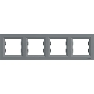 Schneider Electric EPH5800462 Asfora Plus Çelik Dörtlü Çerçeve Yatay