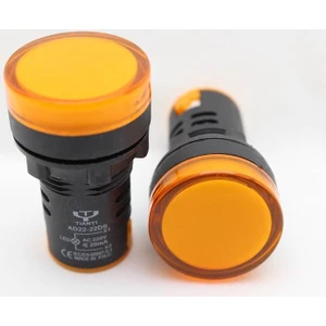 AD22-22DS 22 mm 220V Sarı LED Sinyal Lambası