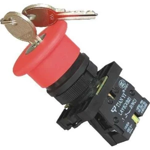 LAY5-ES142 Anahtarlı Acil Stop Buton