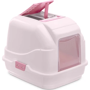 Imac Easy Cat Filtreli Kapılı Kedi Tuvalet Kabı Pembe