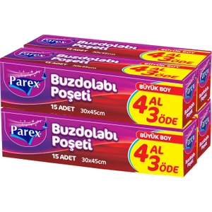 Büyük Boy Buzdolabı Poşeti 4 Al 3 Öde