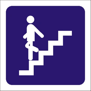 İzmir Serigafi Merdiven Aşağı 2.6 mm PVC Yönlendirme Levhası 12 x 12 cm