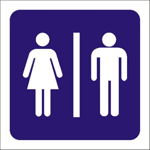 İzmir Serigafi Bay&bayan Wc 2.6 mm PVC Yönlendirme Levhası 12 x 12 cm