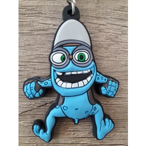 Hd Marketim  Sevimli Crazy Frog Figürlü Anahtarlık 5975