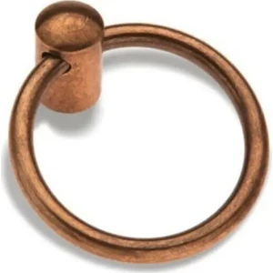 Interio Halka Kulp Sarkaç Çap 6cm Antik Bakır