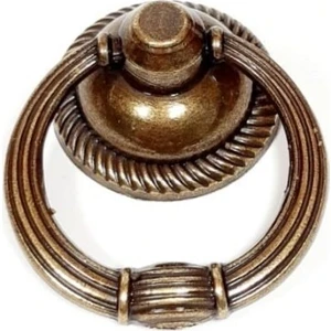 Interio Rustik Halka Sarkaç Antik Sarı Düğme Kulp Modelleri Dolap Çekmece Mobilya Mutfak Kulbu