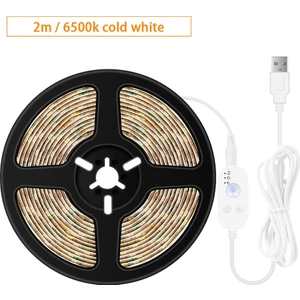 Mbw USB Dim Led Şerit Işık Pır Hareket Sensörü 2 m Beyaz (Yurt Dışından)