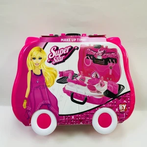 By Toys Valiz Arabalı Çantalı Makyaj Seti Oyuncak