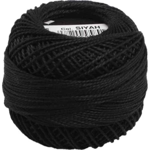 Merserize Nakış Ipi No 8 Siyah