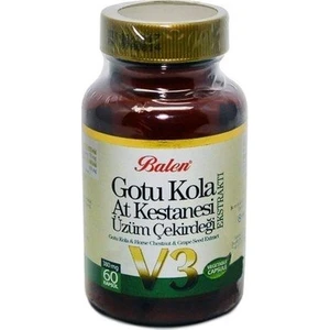 Gotu Kola At Kestanesi Üzüm Çekirdeği Kapsül 60 Adet