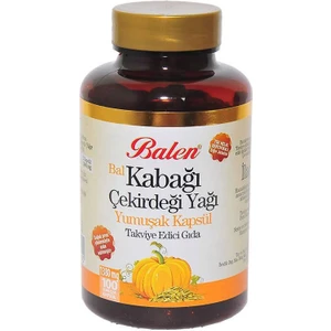 Kabak Çekirdeği Yağı Yumuşak Kapsül 100 Adet