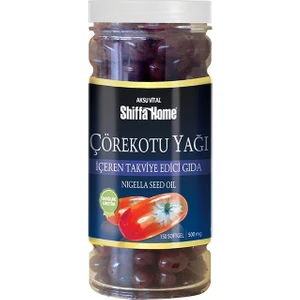 Aksu Vital Shiffa Home Çörek Otu Yağı Softjel 500 Mg 150 Kapsül