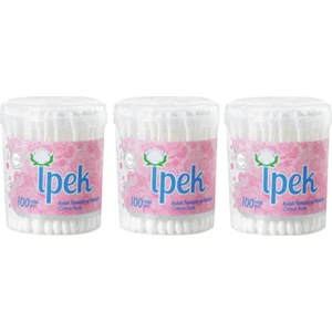 Kulak Temizleme Pamuğu Çubuğu 100 'lü x 3 Paket
