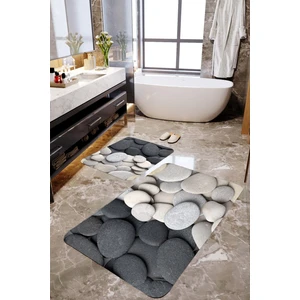 Mekta Home Taşlı 2'li Banyo Paspas Takımı MKTBP-080 60X100/50X60